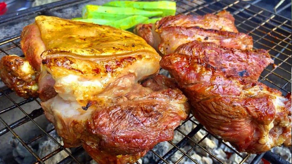 Đùi bò nướng